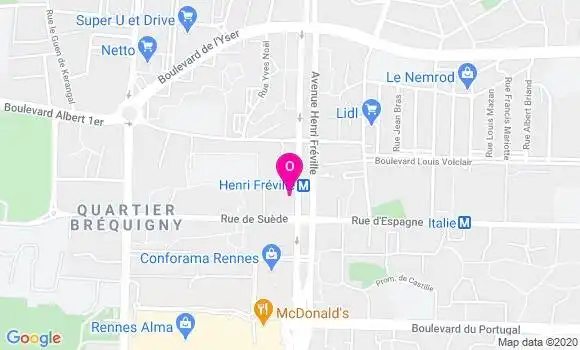 Localisation Ariane Cauchy