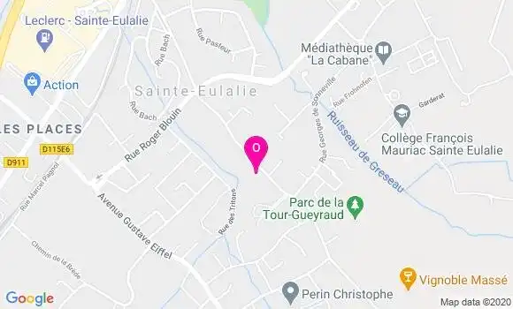 Localisation Doriane Thybert
