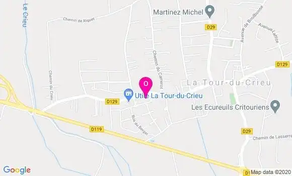 Localisation Marie Pistre