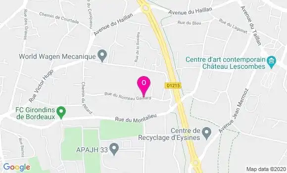Localisation Amandine Mongnot