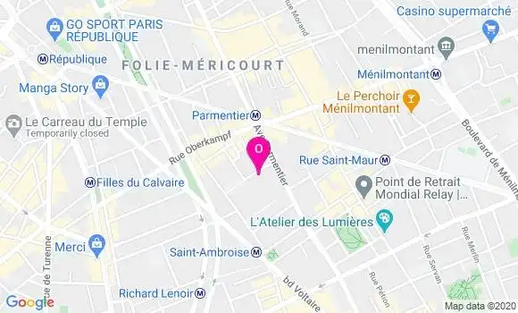 Localisation Eugenie Gauthier