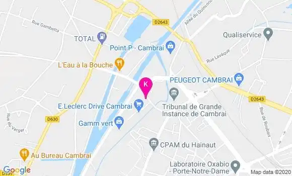 Localisation Adeline Sents