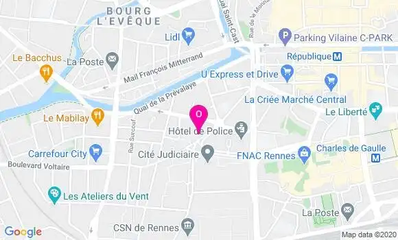Localisation Christophe Fretay