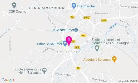 Localisation Raphaelle Ferrandon