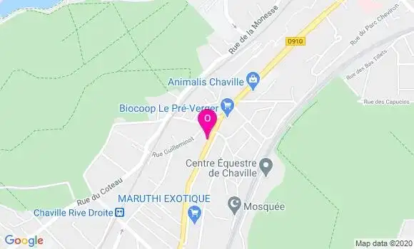 Localisation Manon Chanal