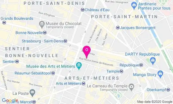 Localisation Sandra Bertrand Roques