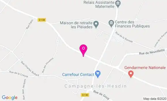 Localisation Amandine Corbin