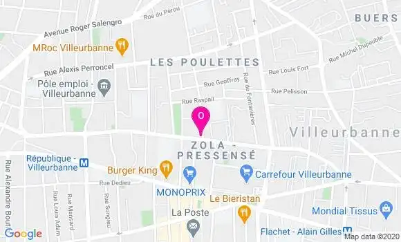 Localisation Mathilde Grandjacques