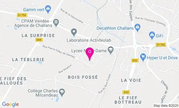 Localisation Tiphaine Deveau
