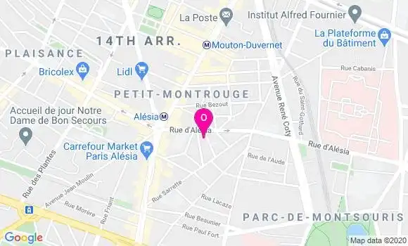 Localisation Thomas Mignot