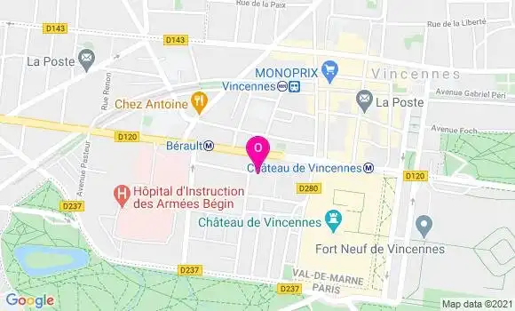 Localisation Adeline Menetrier