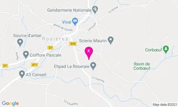 Localisation Celine Rocher