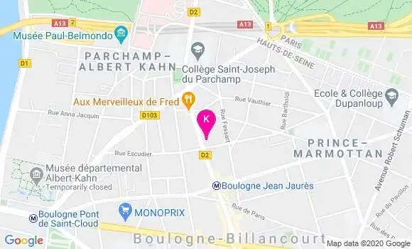 Localisation Caroline Mollard