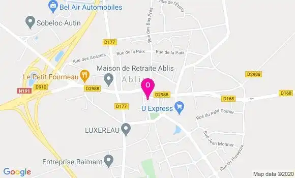 Localisation Clemence Touret