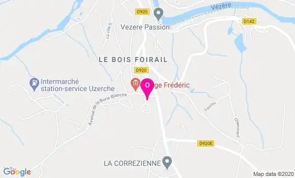 Localisation Fanny Chambras