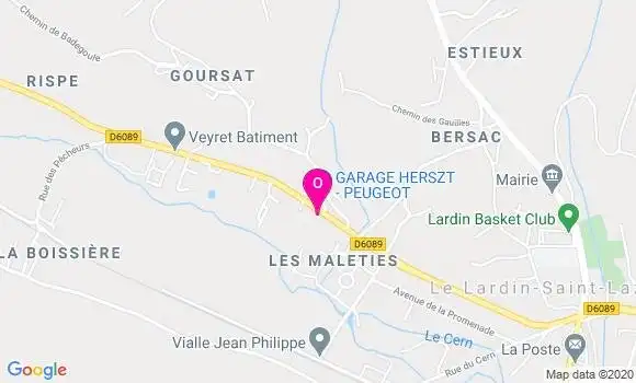 Localisation Adrien Feredy