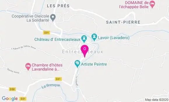 Localisation Amandine Amistani
