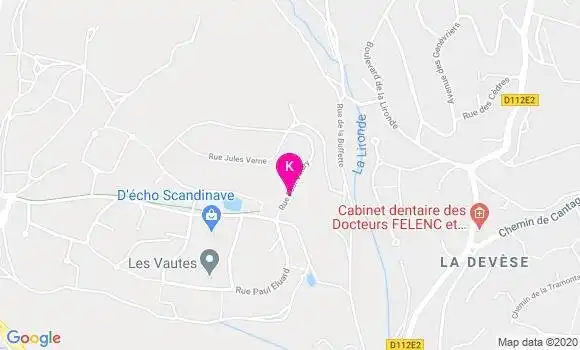 Localisation Thierry Vivares