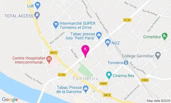 Localisation Max Couzard