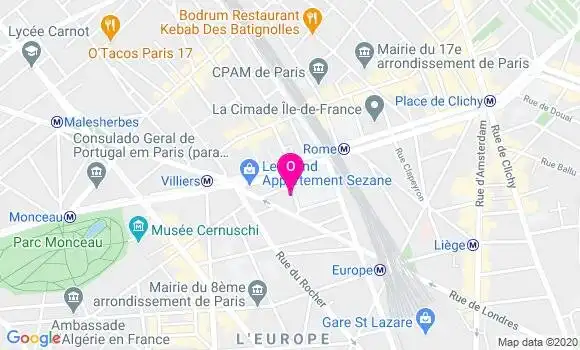 Localisation Lucie Baderot