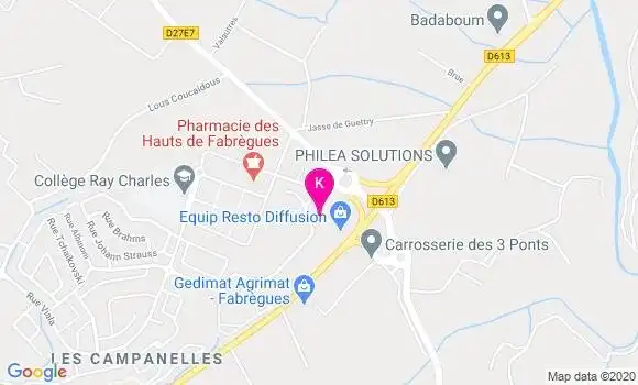 Localisation Berangere Audibert