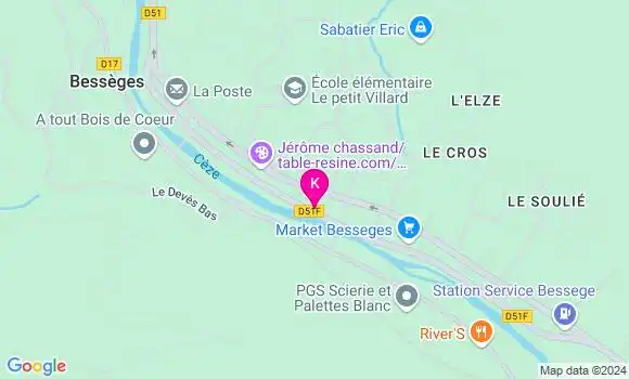 Localisation Sarah Halgand
