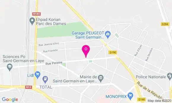 Localisation Mathilde Guettier