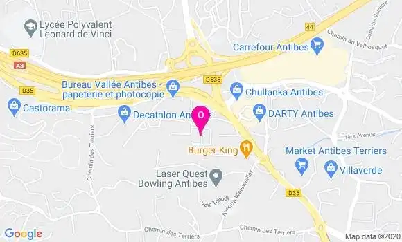 Localisation Lauren Prota