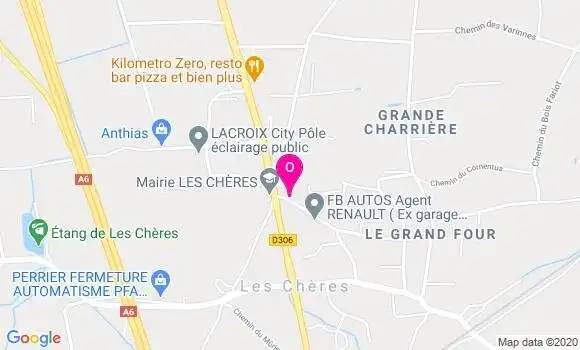 Localisation Anne Claudin