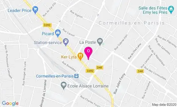 Localisation Emanuelle Caulet
