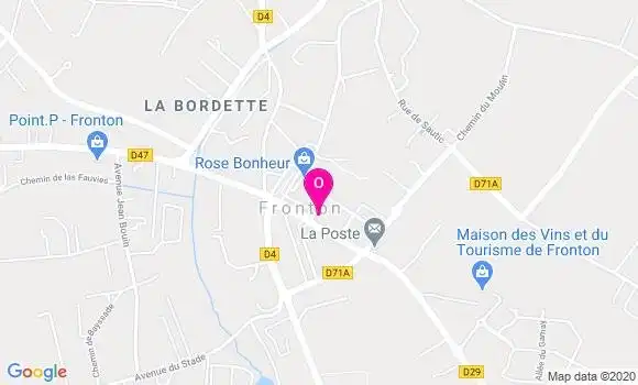 Localisation Anne Flore Terrisse