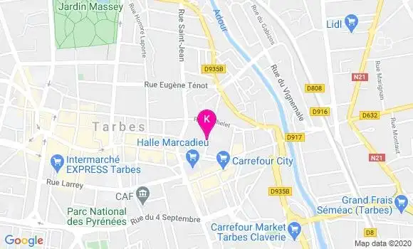 Localisation Perrine Lafitte