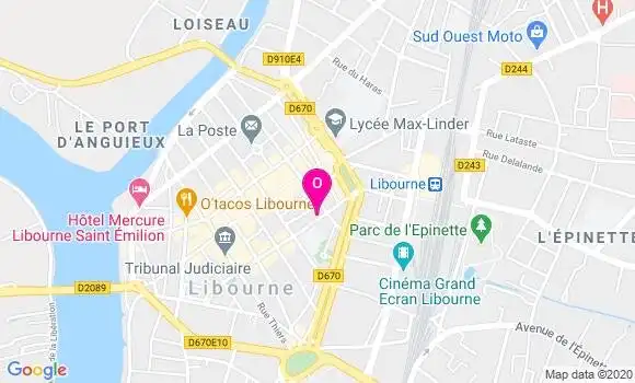 Localisation Caroline Brissard