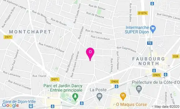 Localisation Claudine Salin