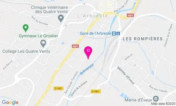 Localisation Alain Courbon