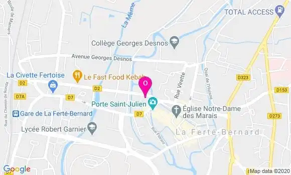 Localisation Caroline Lerat