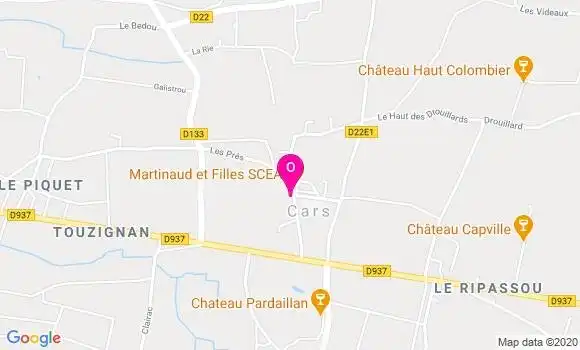 Localisation Adrien Eliard