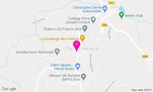 Localisation Nicolas Montet