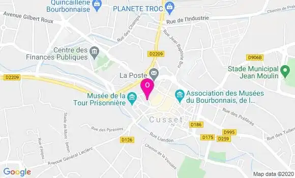 Localisation Amandine Hernandez