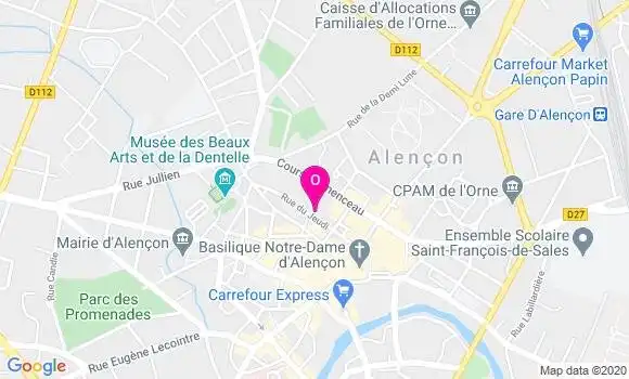 Localisation Yvrin Loriquer