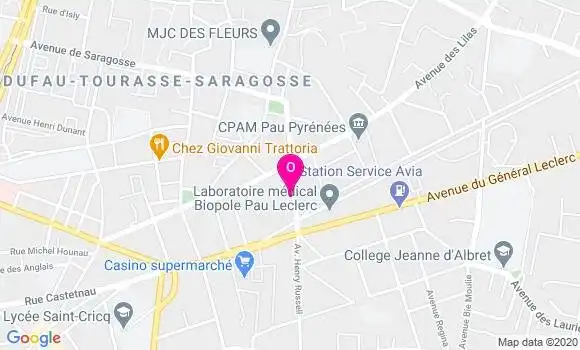 Localisation Michele Larrieu