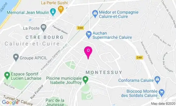 Localisation Georges Pouilhe