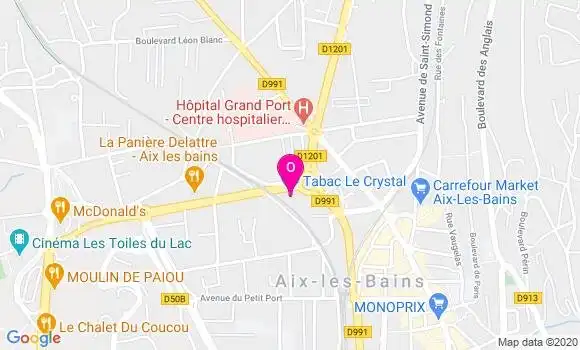Localisation Charlene Avenel