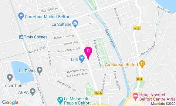 Localisation Jean Baptiste Claudel