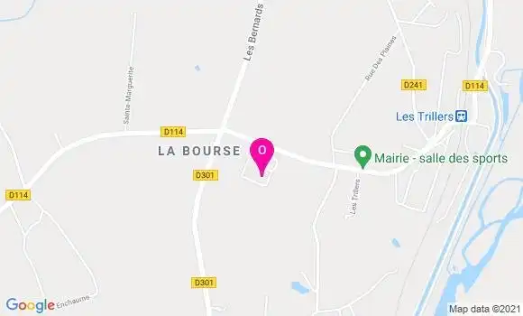 Localisation Sandrine Aufaure