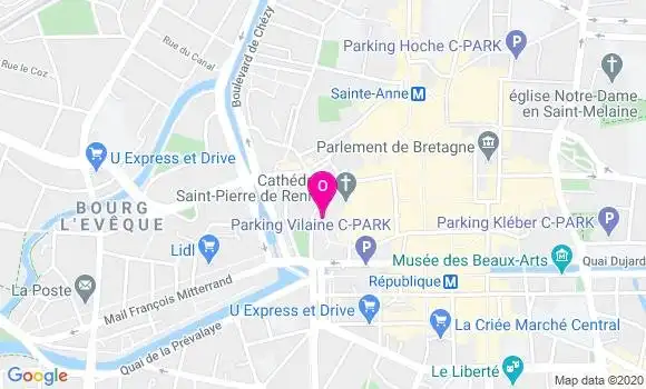 Localisation Matthieu Vetele