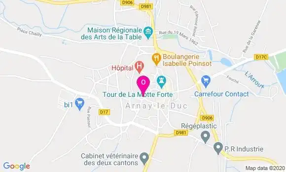 Localisation Xavier Mauduit