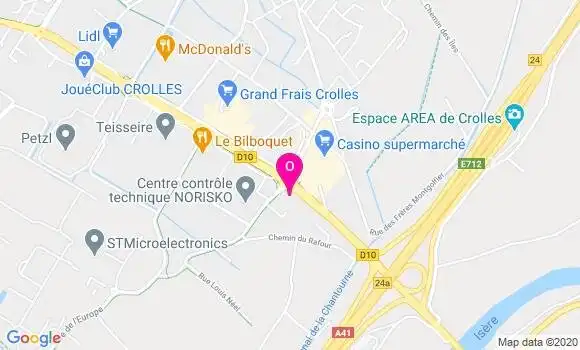 Localisation Perrine Bellin