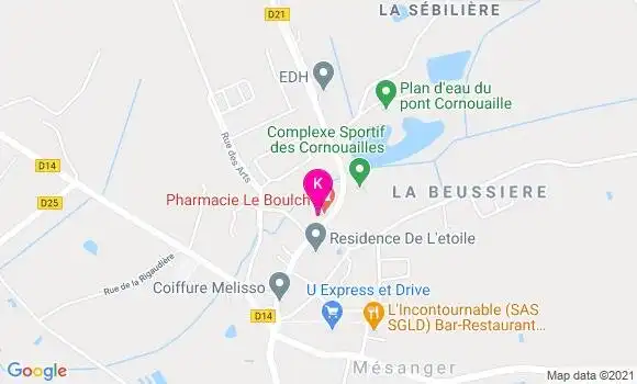 Localisation Fabrice Gandais