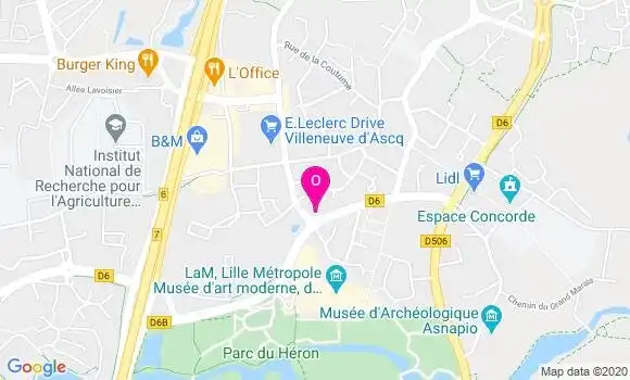 Localisation Amandine Dequidt